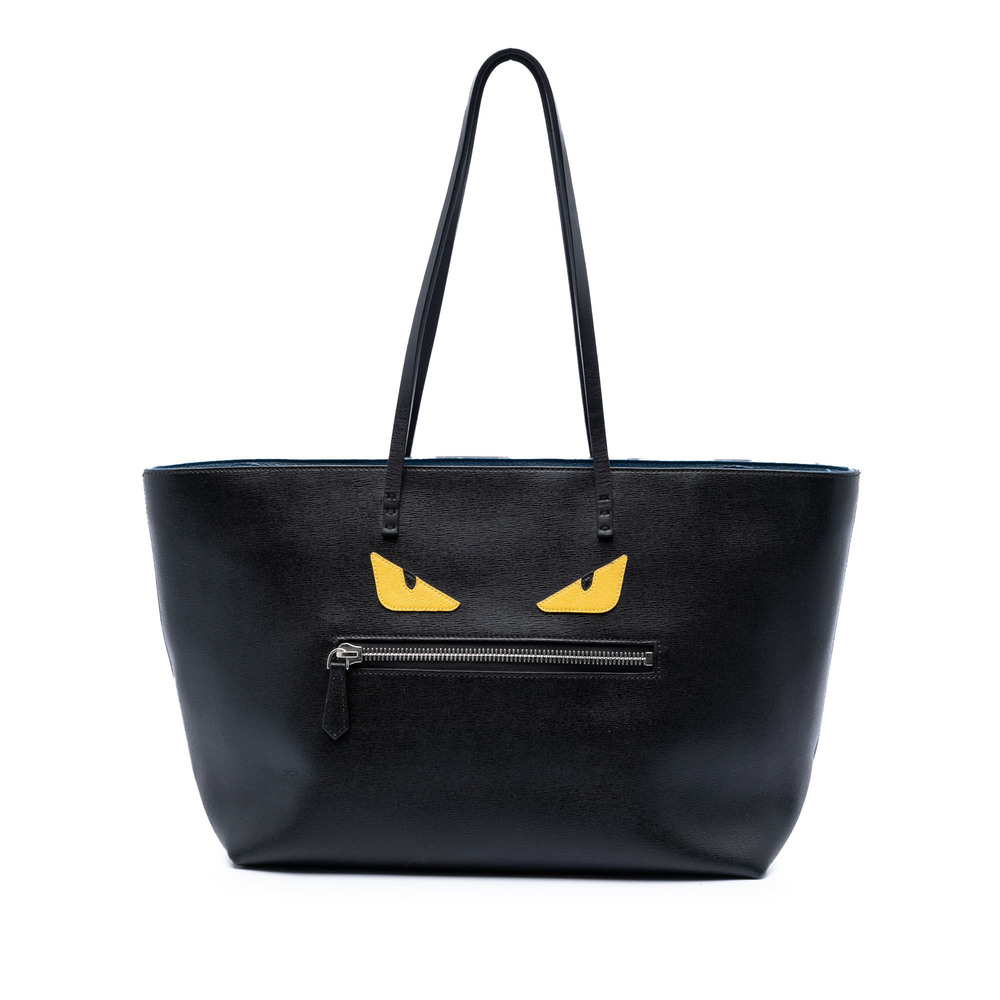 Pre-Loved Fendi Leather Monster Roll Tote